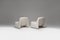 Vintage Alky Chairs in Off-White Fabric by Giancarlo Piretti for Artifort, 1970s, Set of 2, Image 5