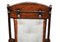 Antique Chair in Carved Oak and Polished Tan Leather, Image 8