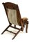 Antique Chair in Carved Oak and Polished Tan Leather 6