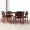 Vintage Extendable Dining Room Set in Rosewood by Arne Vodder for Sibast, 1960s, Set of 7 3