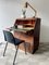 Vintage Wooden Bureau Desk with Drawers 3