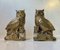Large Vintage Brass Owl Bookends, Set of 2 6