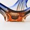 Vintage Bowl in Cobalt and Amber Murano Glass, 1960s, Image 12