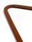 Large Scandinavian Asymmetrical Triangle Wall Mirror in Teak, 1950s 8