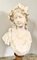 Busto de mujer de alabastro, siglo XIX, Imagen 4