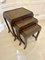 Antique Carved Teak Nesting Tables, 1920, Set of 3, Image 3