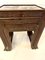 Antique Carved Teak Nesting Tables, 1920, Set of 3, Image 12