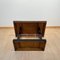 French Art Deco Side Table in Walnut Veneer and Chrome, 1930 18