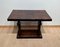 French Art Deco Side Table in Walnut Veneer and Chrome, 1930 7