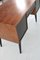 Schreibtisch mit eleganten schrägen Holzbeinen, 1950er 13