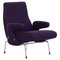Aubergine Lounge Chair attributed to Erberto Carboni for Arflex, Italy, 1950s 1