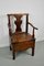 English Oak Commode Chair 18th Century 6