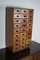 Small Dutch Beech Tabletop Model Apothecary Cabinet, 1950s, Image 10