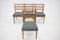 Sedie da pranzo in quercia, Cecoslovacchia, anni '60, set di 4, Immagine 13