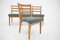 Sedie da pranzo in quercia, Cecoslovacchia, anni '60, set di 4, Immagine 6