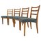 Oak Dining Chairs, Czechoslovakia, 1960s, Set of 4 1