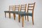 Oak Dining Chairs, Czechoslovakia, 1960s, Set of 4 2