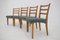 Oak Dining Chairs, Czechoslovakia, 1960s, Set of 4, Image 2