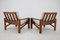 Teak Armchairs attributed to Emc Mobler, Denmark, 1970s, Set of 2 12