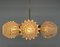 Brass & Glass Chandelier attributed to Kamenicky Senov, 1960s, Image 8