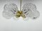 Brass & Glass Chandelier attributed to Kamenicky Senov, 1960s, Image 9