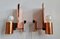 Mid-Century Copper Wall Lamps, Denmark, 1968, Set of 2, Image 14
