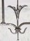 Lámpara de araña de dos brazos forjada de hierro, década de 1900, Imagen 7