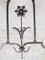 Forged Two-Armed Chandelier in Iron, 1900s 4