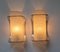 Mid-Century Acrylic Glass Wall Lamps, Italy, 1970s, Set of 2, Image 8