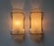 Mid-Century Acrylic Glass Wall Lamps, Italy, 1970s, Set of 2, Image 9