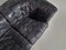 DS-11 Patchwork Black Leather Sofa from de Sede, 1970s, Set of 3, Image 8