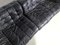 DS-11 Patchwork Black Leather Sofa from de Sede, 1970s, Set of 3, Image 7