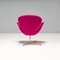 Purple Swan Swivel Chair by Arne Jacobsen for Fritz Hansen, 2010s 4