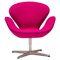 Purple Swan Swivel Chair by Arne Jacobsen for Fritz Hansen, 2010s, Image 1