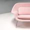 Womb Dusty Pink Sofa in Velvet by Eero Saarinen for Knoll, 2010s 5