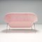 Womb Dusty Pink Sofa in Velvet by Eero Saarinen for Knoll, 2010s 4