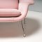 Womb Dusty Pink Sofa aus Samt von Eero Saarinen für Knoll, 2010er 7