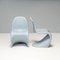 Mid-Century Modern Light Blue Panton Chairs by Verner Panton for Vitra, 2000s, Set of 2 2