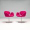 Pink Fabric Little Tulip Swivel Chairs by Pierre Paulin for Artifort, 2016, Set of 4, Image 3