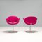 Pink Fabric Little Tulip Swivel Chairs by Pierre Paulin for Artifort, 2016, Set of 4 5