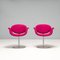 Pink Fabric Little Tulip Swivel Chairs by Pierre Paulin for Artifort, 2016, Set of 4 2