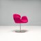Pink Fabric Little Tulip Swivel Chairs by Pierre Paulin for Artifort, 2016, Set of 4 10