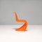 Chaise Panton Mid-Century Moderne Orange par Verner Panton pour Vitra, 2000s 3