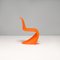 Moderner Mid-Century Panton Chair in Orange von Verner Panton für Vitra, 2000er 3