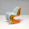 Moderner Mid-Century Panton Chair in Orange von Verner Panton für Vitra, 2000er 7