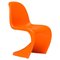 Chaise Panton Mid-Century Moderne Orange par Verner Panton pour Vitra, 2000s 1