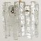 Lámparas colgantes modernas de cristal de hielo de Kalmar, años 70. Juego de 2, Imagen 9