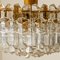 Gilt Brass & Glass Palazzo Pendant Light attributed to J. T. Kalmar for Kalmar, Austria, 1970s 11
