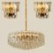 Gilt Brass & Glass Palazzo Pendant Light attributed to J. T. Kalmar for Kalmar, Austria, 1970s, Image 9