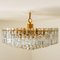 Gilt Brass & Glass Palazzo Pendant Light attributed to J. T. Kalmar for Kalmar, Austria, 1970s, Image 16